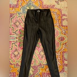 EXPRESS leather look legging